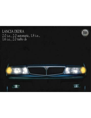 1992 LANCIA DEDRA BROCHURE ITALIAANS, Ophalen of Verzenden