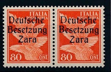 Duitse Rijk - Bezetting van Zara 1943 - Vliegpostzegel 80, Gestempeld