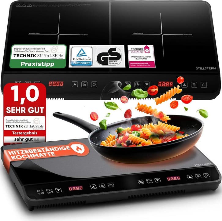 Inductie Kookplaat vrijstaand - Elektrische kookplaat - 2 pl, Elektronische apparatuur, Kookplaten, Nieuw, Verzenden