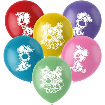 Woezel En Pip Ballonnen 6st, Verzenden, Nieuw