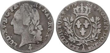1/20 Ecu zu 6 Sols Paris 1779 A Frankreich Ludwig Xvi 177..., Verzenden