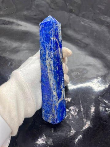 Lapis Lazuli-obelisk Obelisk - Hoogte: 14 cm- 524 g - (1), Nieuw