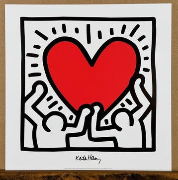 Keith Haring - Untitled Heart Set 2x pcs - Ed. LEM