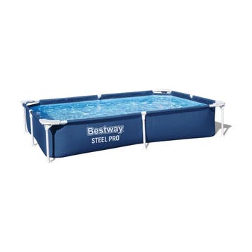 Bestway Steel Pro Frame Zwembad zonder pomp, 221 × 150 ×.., Ophalen of Verzenden, Nieuw