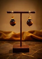 Designerjuweel - Citrien - Tijgeroog - Zilver 925 -