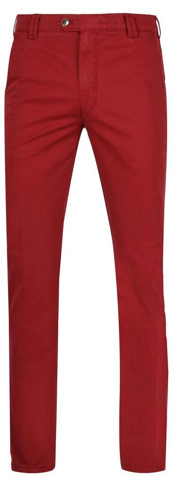 Meyer Chino Bonn Rood maat 25 Heren, Kleding | Heren, Broeken en Pantalons, Verzenden, Nieuw, Rood, Meyer
