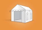 Ambisphere | 4x4m XXL WIT Feesttent-Partytent, Nieuw, Partytent