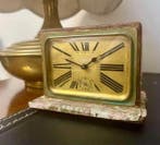 Horloge de table - Bois, Bois tapissé de tissu - 1930-1940, Antiquités & Art