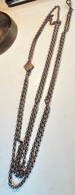 935 sterling Albert chain - albert - 1850-1900