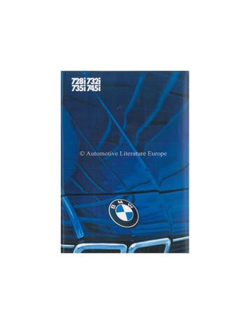 1984 BMW 7 SERIE BROCHURE NEDERLANDS, Ophalen of Verzenden, Nieuw