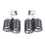 EMBOUT DÉCHAPPEMENT BMW LOOK M PERFORMANCE CHROMÉ CARBONE, Auto-onderdelen, Uitlaatsystemen, Verzenden, Nieuw