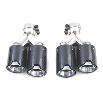EMBOUT DÉCHAPPEMENT BMW LOOK M PERFORMANCE CHROMÉ CARBONE, Autos : Pièces & Accessoires, Systèmes d'échappement, Verzenden