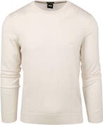 BOSS Trui Botto Wol Ecru maat Maat 52/54 (L) Heren, Maat 52/54 (L), BOSS, Verzenden, Wit