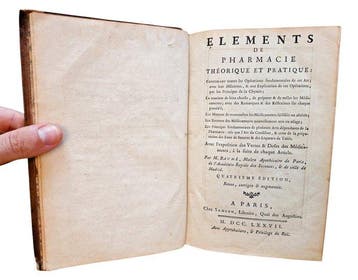 Baumé - Eléments de Pharmacie Théorique et Pratique - 1777