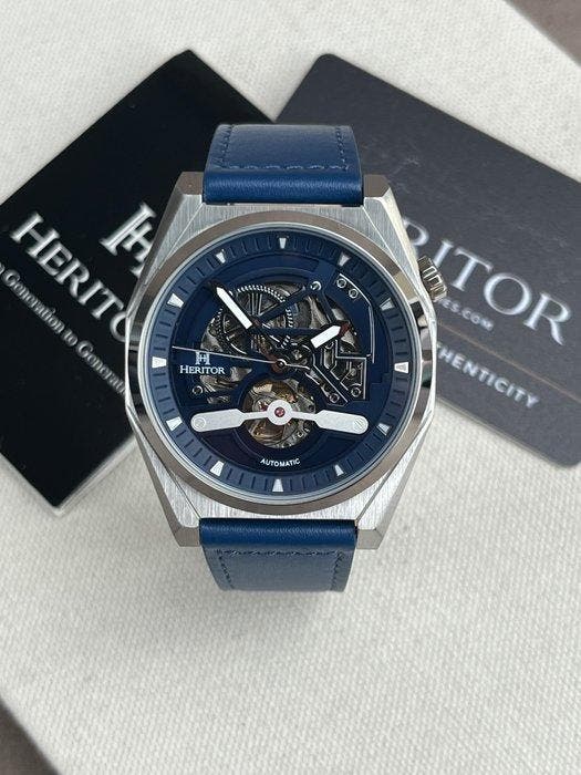 Heritor - Heritor Automatic Amadeus Semi-Skeleton - Sans, Handtassen en Accessoires, Horloges | Heren