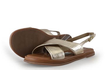 Atelier Tropezien Sandalen in maat 40 Goud, Overige kleuren, Verzenden, Sandalen of Muiltjes, Zo goed als nieuw