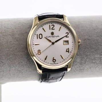 Catena - Swiss Made Watch - CAH020-1FF - Men PVD gold case,
