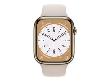 Apple Watch Series 8 - 45mm Cellular 4G - Starlight, Verzenden, Zo goed als nieuw, Apple