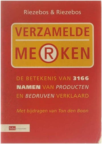 Verzamelde merken 9789012101349 J. Riezebos-Maliepaard, Verzenden, J. Riezebos-Maliepaard