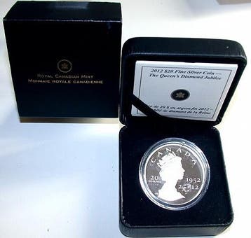 20 Dollar 2012 Kanada Elizabeth Ii 1952-2022, Postzegels en Munten, Verzenden