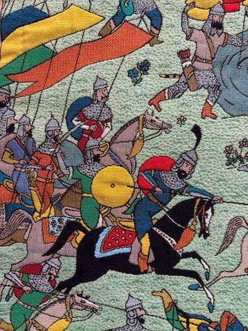 Tapis mural - La bataille de Zilzheroum - Tintin, Boeken, Nieuw