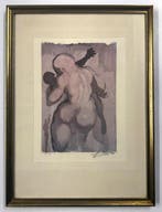 Salvador Dali (1904-1989) - Tod durch Gewalt - from Dantes, Antiek en Kunst