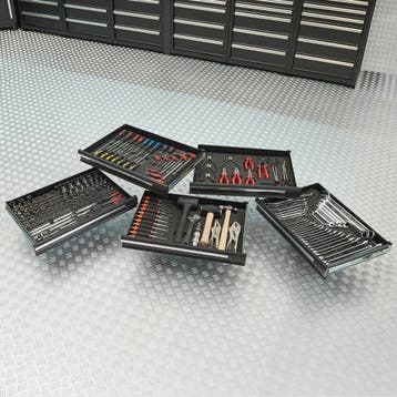 Datona Gereedschapswagen XL + Mach V - Datona - Zwart, Ophalen of Verzenden
