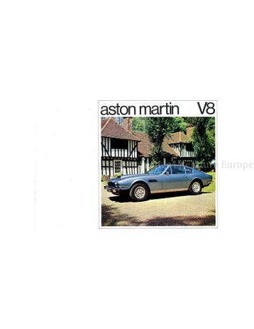 1975 ASTON MARTIN V8 BROCHURE NEDERLANDS, Nieuw