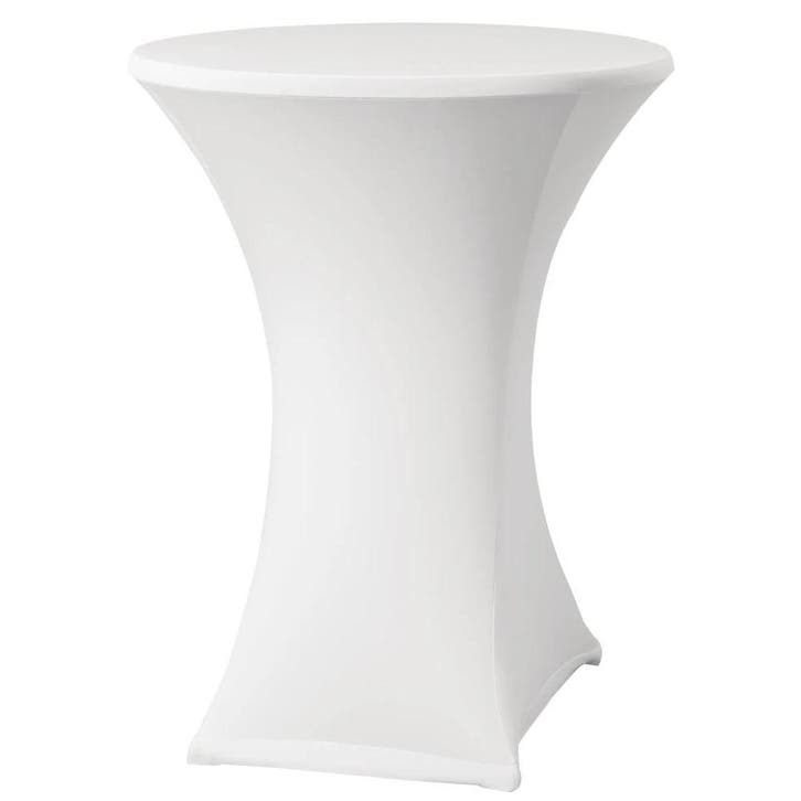 Tafelhoes | SAMBA STRETCH | Polyester/Elastaan | Wit |, Zakelijke goederen, Horeca | Keukenapparatuur, Nieuw in verpakking, Verzenden