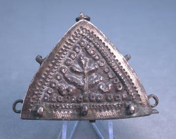XVIIe - XVIIIe siècle argent Porte-amulette Hamail (Muska)