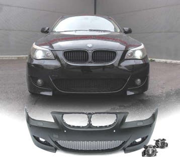 PARE CHOCS FRONTAL BMW E60 E61 03-07 LOOK M5 PDC+ ANTIBROUIL, Verzenden