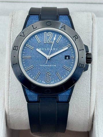 Bvlgari - Diagono Magnesium Automatic Blue - DG 41 SMC -, Nieuw