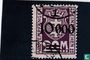 Wapen van Danzig - 1923, Verzenden, Gestempeld