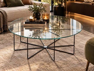 Centre de table - Métal, Verre