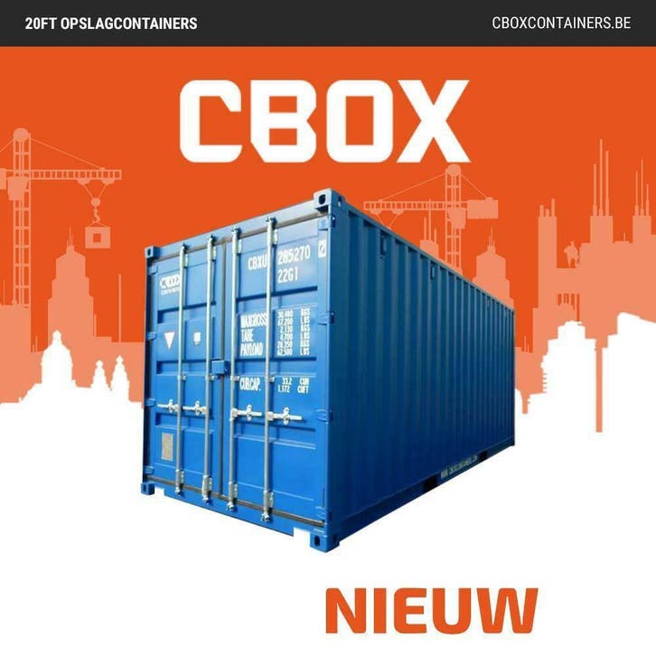 Nieuwe Zeecontainers I Opslagcontainers I Te Koop I (TIP)!!, Doe-het-zelf en Bouw, Bouwketen en Schaftketen, Nieuw, Verzenden