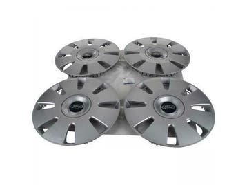 ORIGINELE Ford wieldoppen set 16 inches ZILVER (4 stuks) 135, Ophalen of Verzenden