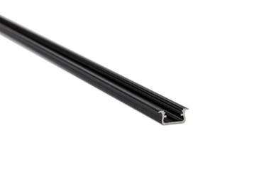 LED Profiel 1 meter - Inbouw 9,3mm DESIGN B - ZWART, Verzenden