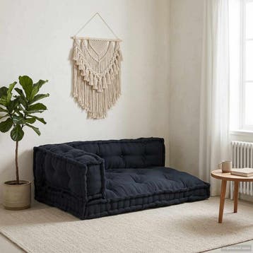vidaXL Pallet Sofa Kussen 3 st Stof Antracietkleurig 120 x, Huis en Inrichting, Verzenden, Nieuw