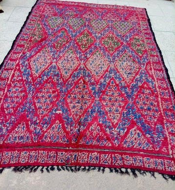 Vintage Marokkaans Boujad tapijt - Vloerkleed - 255 cm - 180, Nieuw