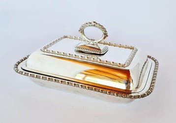 Plat de service - Antique Beautiful Atkin Brothers, Antiek en Kunst