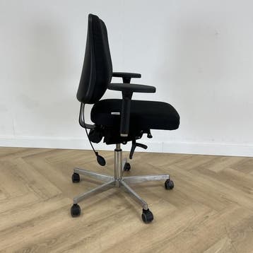 Temperatio ergo  bureaustoel, maatwerkstoel zwart, Ergonomisch, Gebruikt, Zwart, Bureaustoel