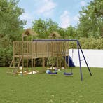vidaXL Speelhuis geïmpregneerd grenenhout, Kinderen en Baby's, Speelgoed | Buiten | Speeltoestellen, Verzenden, Nieuw