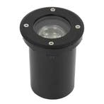 Grondspots Grondspot LED Ø11 Rond Zwart Tuinverlichting, Tuin en Terras, Verzenden, Nieuw