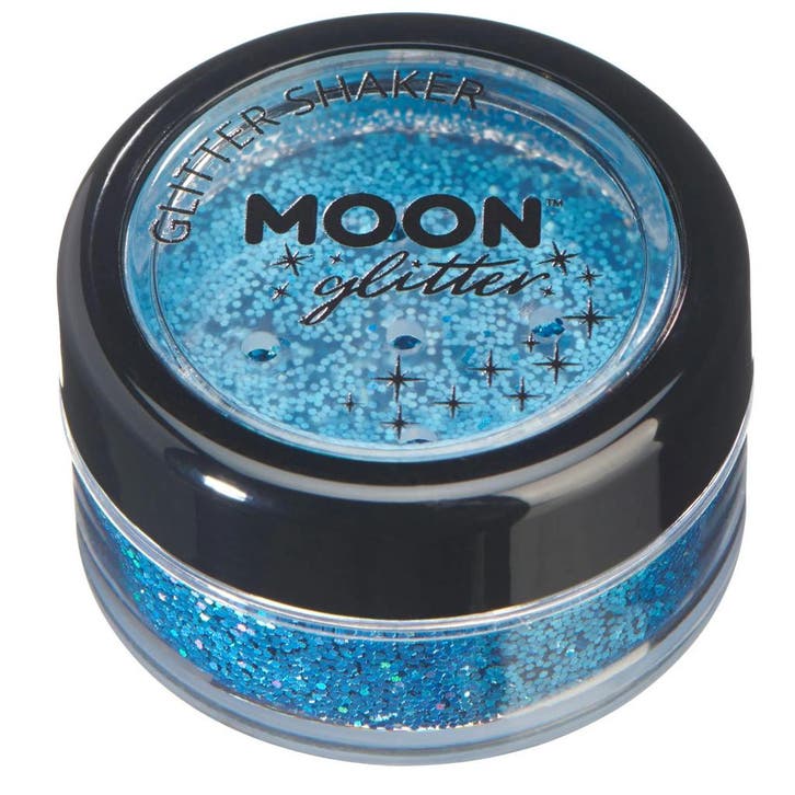 Moon Glitter Holographic Glitter Shakers Blue 5g, Hobby en Vrije tijd, Feestartikelen, Nieuw, Verzenden