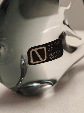 V.Nason&C. - sculptuur, Pesce - 9.5 cm - Glas, Antiek en Kunst