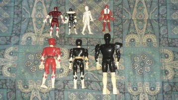 Bandai - Action figure Lotto modellini Power Rangers anni 90
