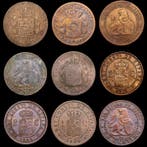 Spanje. Alfonso XII, Alfonso XIII y Gobierno Provisional. 50, Postzegels en Munten