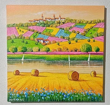 Giulio Morandi (XX-XXI) - Mosaico di Primavera sul Lago