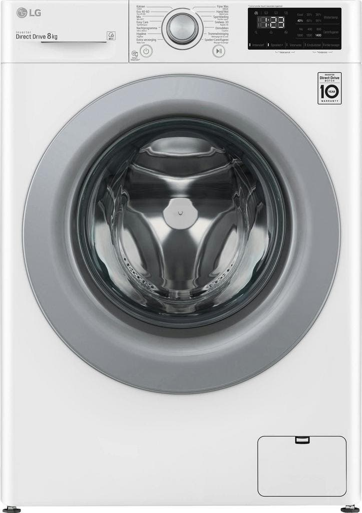 Lg Direct Drive Fh4j5tn8e Wasmachine 8kg 1400t, Elektronische apparatuur, Wasmachines, Ophalen of Verzenden