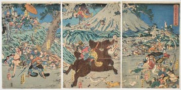 Utagawa Yoshifuji /  (1828–1887) Minamoto no Yoritomo